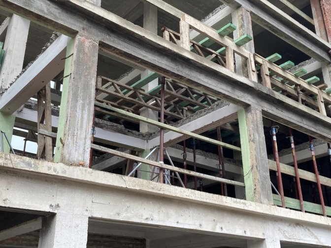 Coffrage pour la Tour