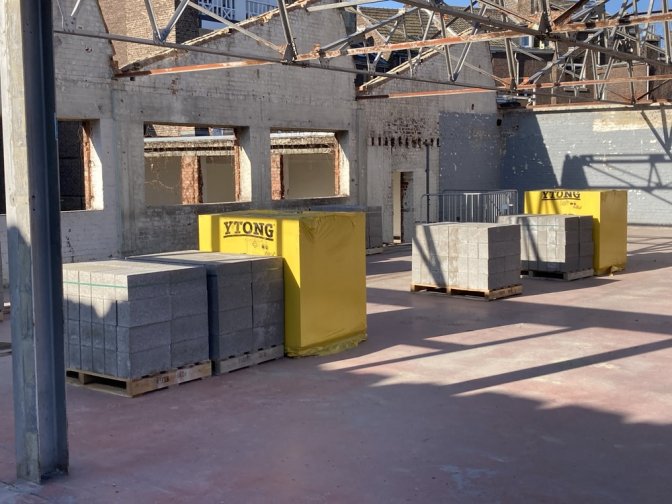 Bientôt des murs sépareront les sheds